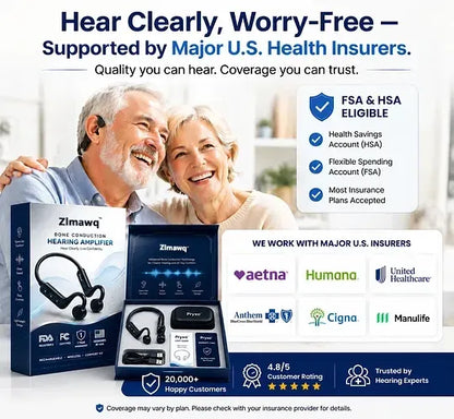 Open-ear bone conduction hearing aid side view