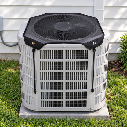Heavy-Duty Full Mesh Outdoor Air Conditioner Cover – All-Season AC Protector