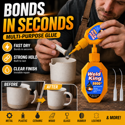 Quick-Dry Multifunctional Super Glue Adhesive