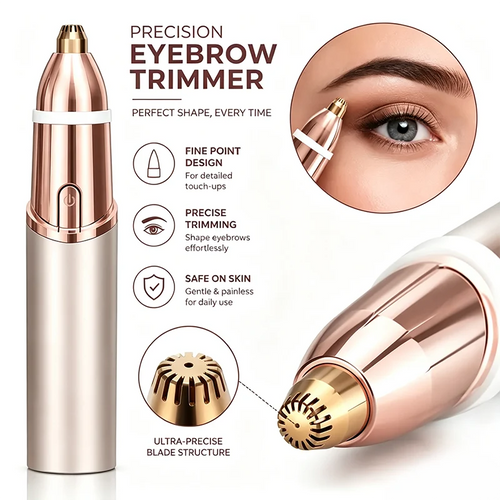🛸2 in 1 facial & eyebrow hair trimmer for Women,Portable Rechargeable Shaver 🪞