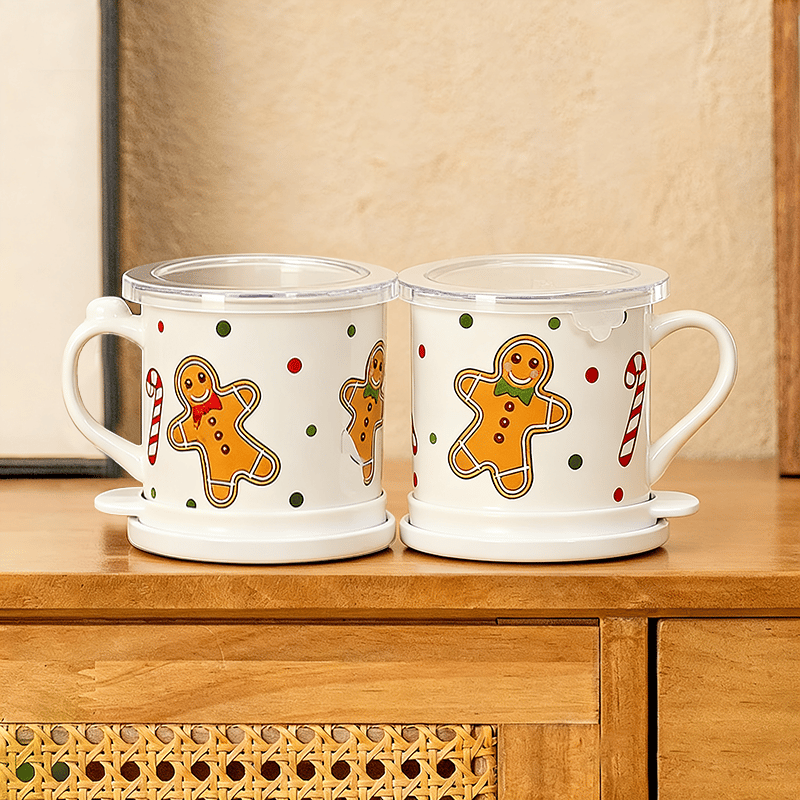 🎅Christmas Sale🎅25-oz Mug Meals w/ Lid-its