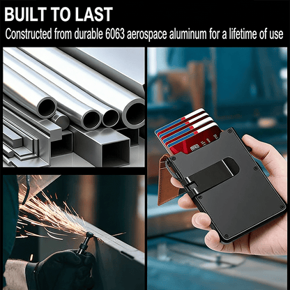 🔥Slim Pop-Up RFID Wallet for Men –1ID Window, Pop-Up Card Holder,Money Clip
