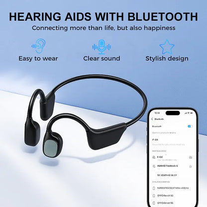 Bone conduction hearing aid close-up