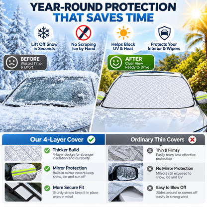 ❄️Car Windshield Snow Cover – Be Ready Before the First Snow