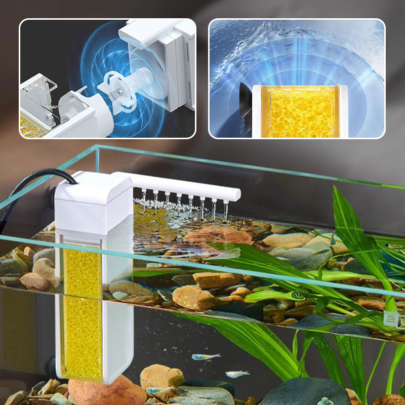 🐠 Mini Aquarium Filter – Filtration, Circulation & Aeration