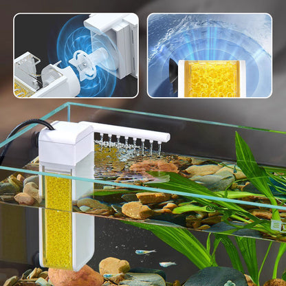🐠 Mini Aquarium Filter – Filtration, Circulation & Aeration